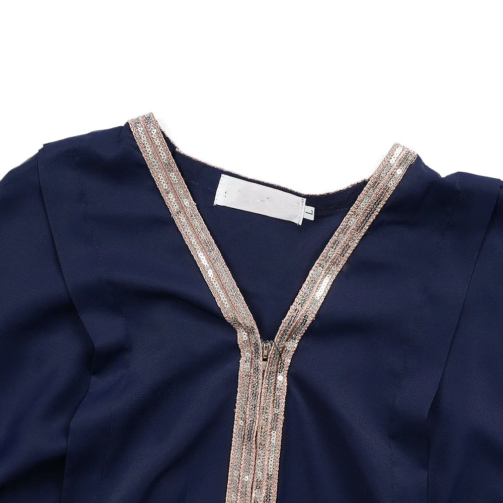 Elegant Abayas For Women Dubai African Muslim 2025 New Trends Dress Caftan Marocain Boubou Robe Djellaba Femme 2025 Wholesale