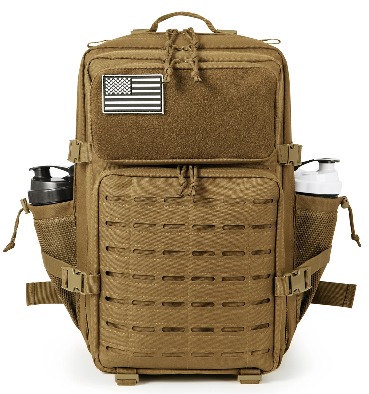 45L Molle Tactische Rugzak Tas Jacht MOLLE Rugzak GYM Voor Mannen EDC Outdoor Wandelen Survival Rugzak Heks Fles Houder