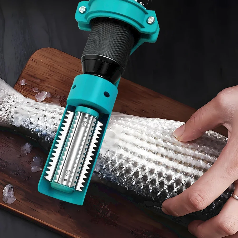 Electric Portable Scale Scraper Automatic Fish Descaler Tool Fish Scale Knife Seafood Tools for Market Home