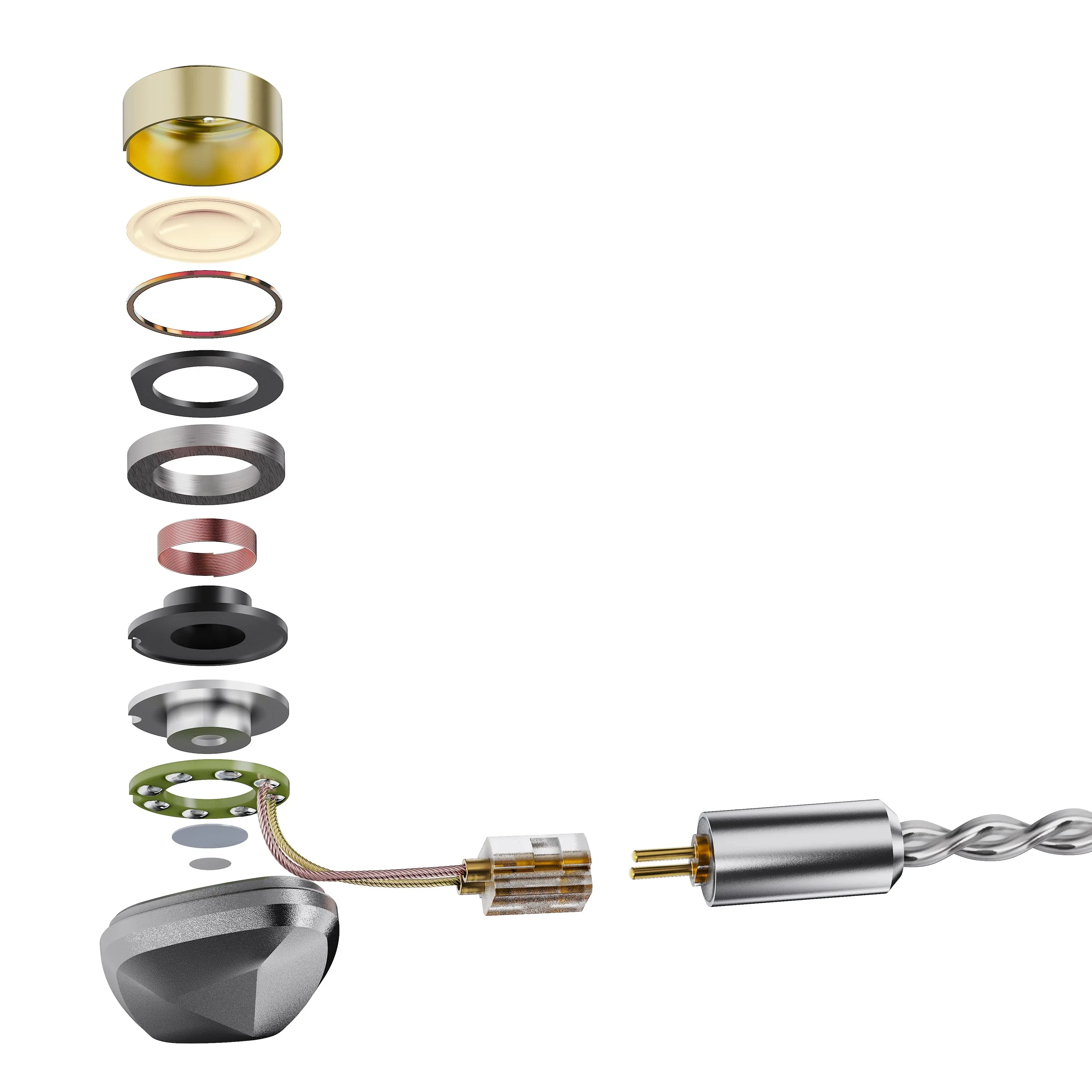 مراقبة سماعات HiFi السلكية داخل الأذن GX100