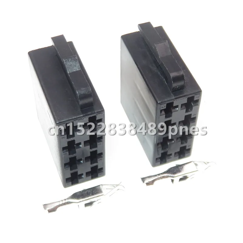 8 Pole 10487 Universal Auto Radio ISO Socket Automotive Radio Plug Use For Cable Connector