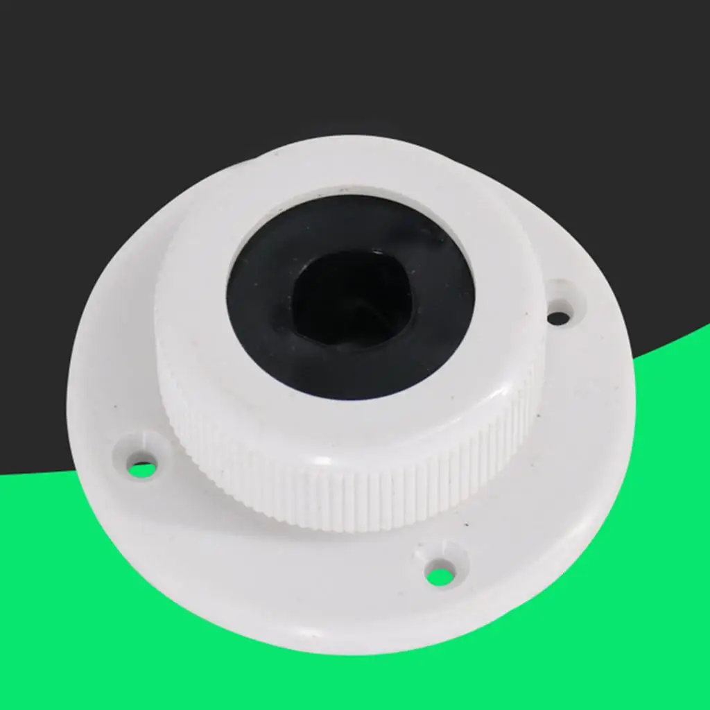 Boat Cable Outlet White ABS Watertight Marine Accessory for Water-protected Boat Cabin Installations