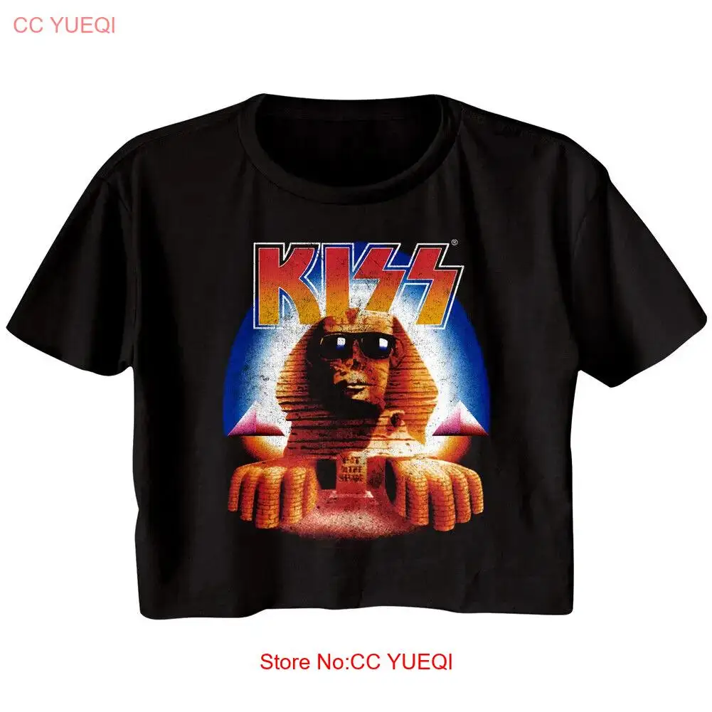 Kiss Hot In The Shade Women's Crop Top T Shirt Heavy Metal Band Merch