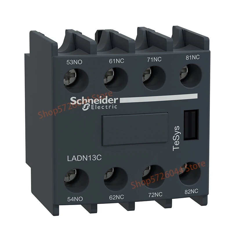Contactor Instantaneous Auxiliary Contact Contact Module LADN13C One Normally Open and Three Normally Closed Front Mounting