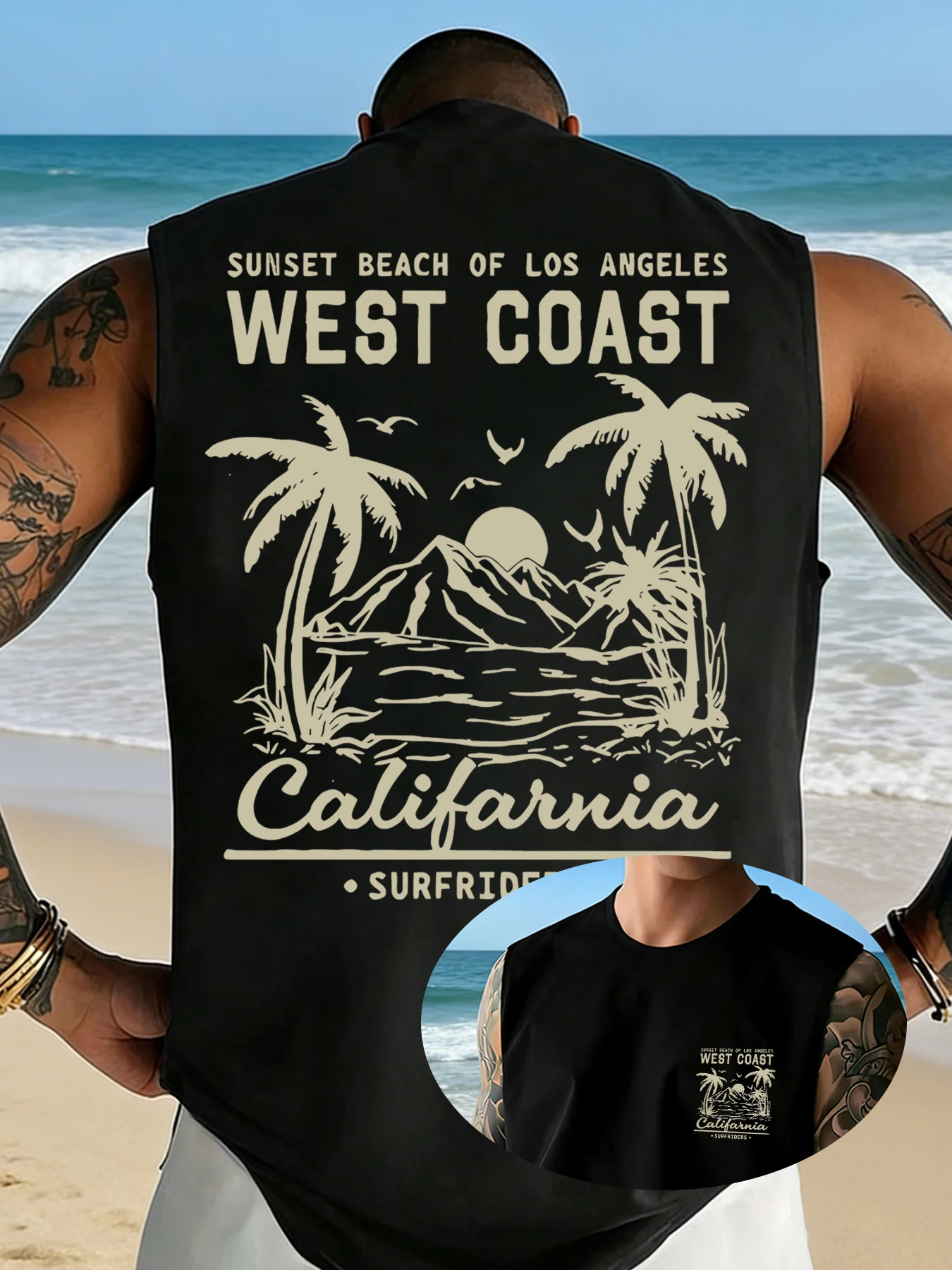 Men’s Printed Crew-Neck Vests: A Stylish and Essential Piece for a Summer Holiday Look