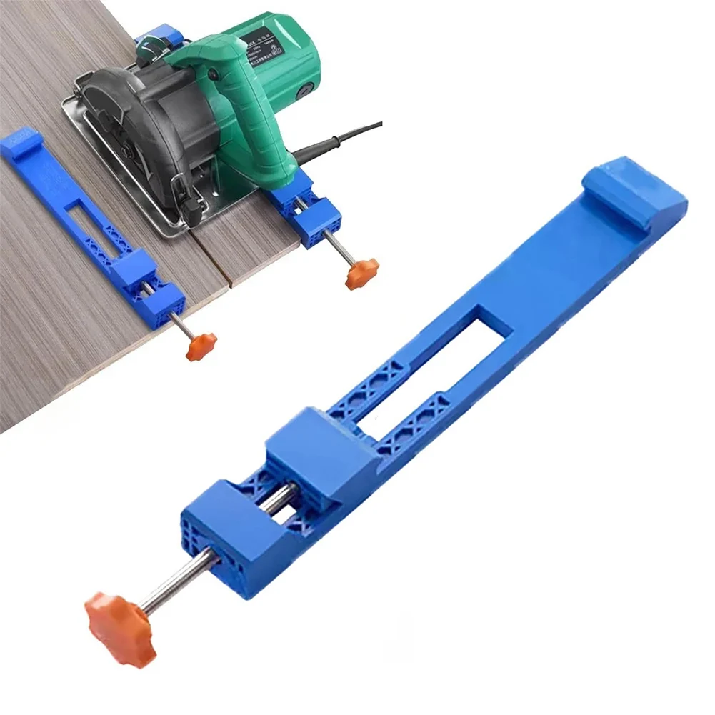 

1/2pc Adjustable Cutting Machine Base Guide Circular Saw Milling Positioning Clamps Two-way Reverse Buckle For 4in Dust Cutter
