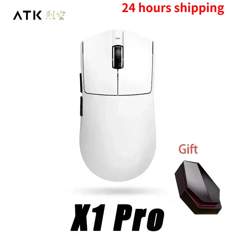 ATK Blazing Sky X1 8K Mouse Wireless  Low Latency FPS Three Mode Game Mouse Lightweight E-sports Custom PC Gaming Accessories
