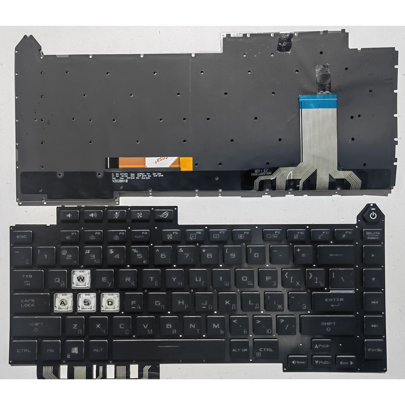 RU Layout for Asus ROG Strix G15 G513 G513Q G513QM G513QY G513QR Laptop Keyboard