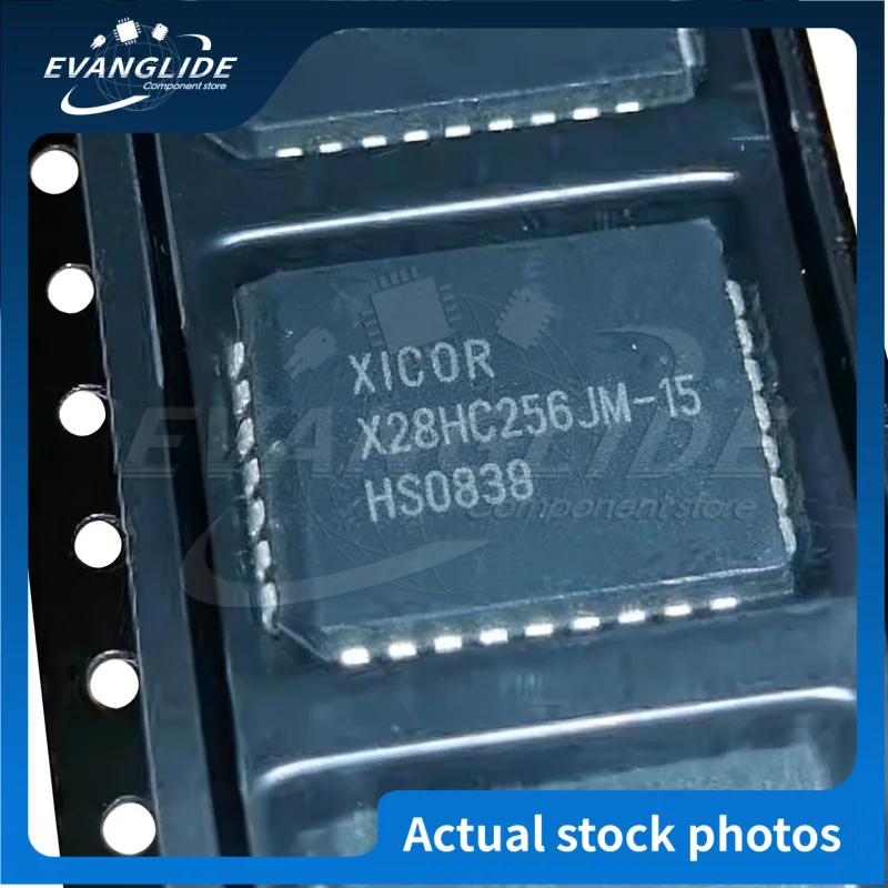 

5 шт./лот, 100% оригинал и новинка, X28HC256JM-15 X28HC256, программируемая стираемая микросхема ROM PLCC32, в наличии, оптом