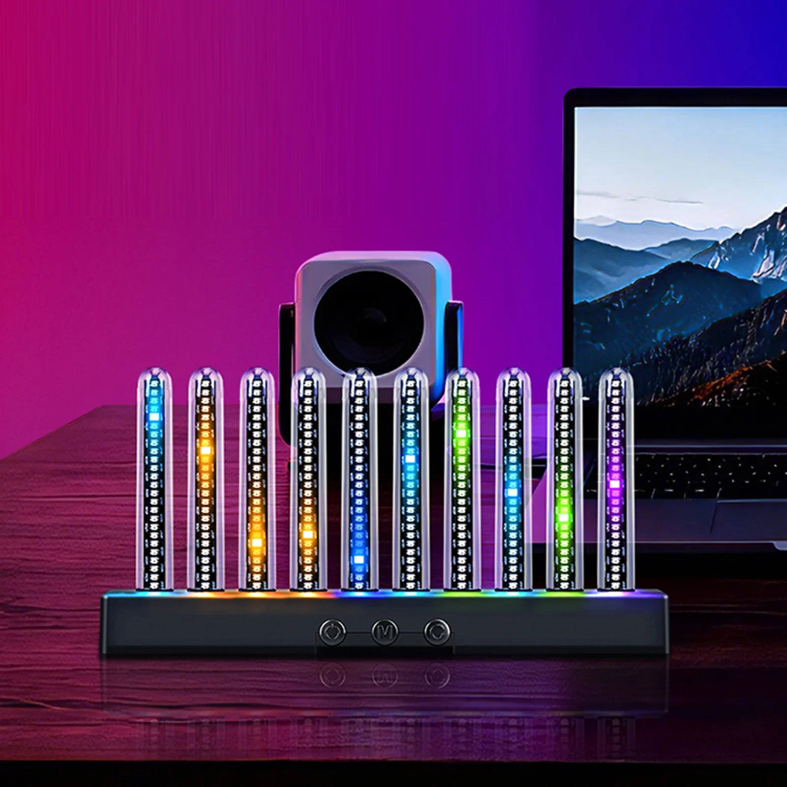 Einstellbares LED-Spektrumlicht mit mehreren RGB-Farben für die Innenausstattung von Autos zur Dekoration und als Innenzubehör. – Detail 8