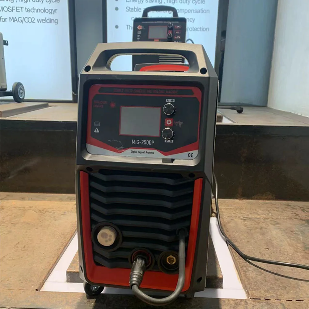 MIG 250DP 220V /380  Synergy Double Pulse Aluminum MIG Welding Machine CO2   Welding Machine Industrial MIG Welder