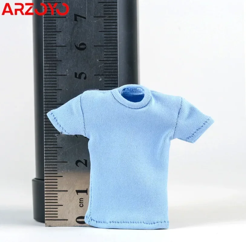 1/12 Scale Female Long T-shirt Round Neck Inside Clothes Model Fit 6'' Romankey Female Soldier Action Figure Body Dolls