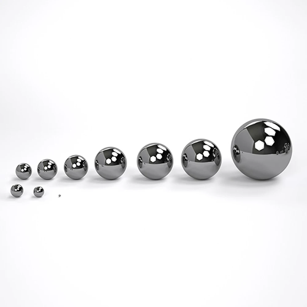 YG6 Carbide Ball Steel Ball 1mm/1.588mm-15mm High Precision Bearing Ball Solid Round Bead For Squeezing Punching Holes