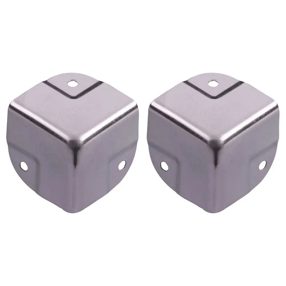 

4Pcs Stainless Steel Corner Protectors for Furniture Edge Protection Angel Shape Retro Design Desk Table Night Stand Ottoman TV