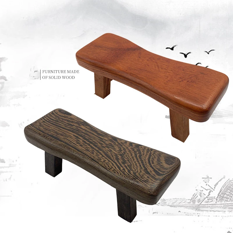 

Chicken Wing Wood Cervical Pillow, Cooling Pillow Stool, Solid Wood Arc-shaped Cervical Protection Pillow, Massage Tool