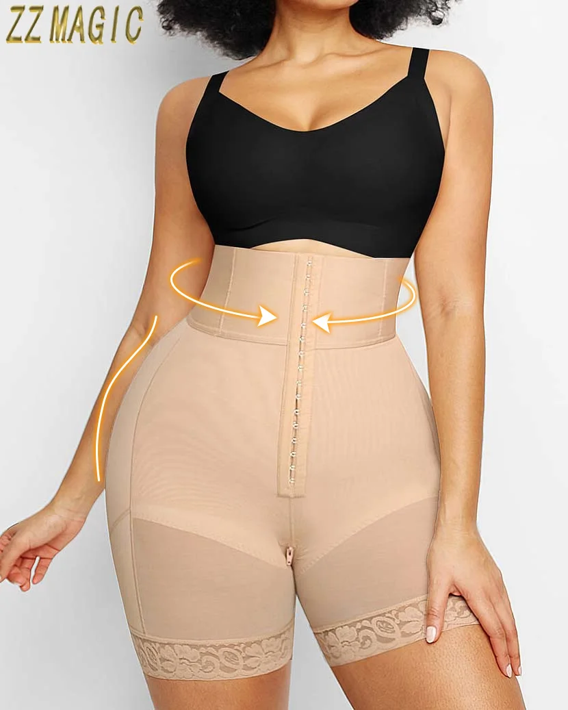 

Fajas Colombiana Compression Waist Trainer Girdle Slimming Butt Lifter Shaping Shorts Shapewear BBL Hourglass Sculpting Panties