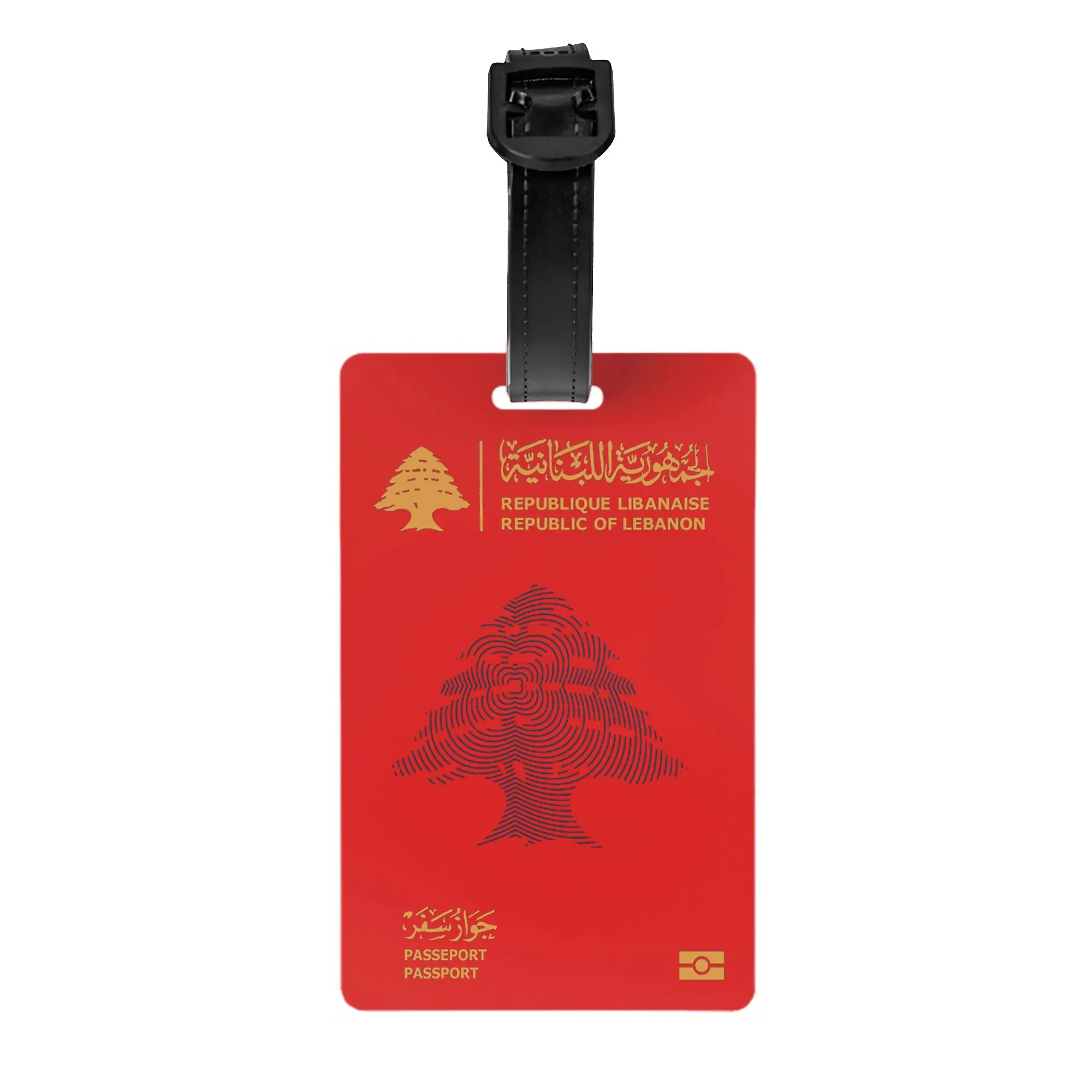 Lebanon passport Luggage Tag  Suitcase Baggage Privacy Cover ID Label