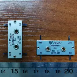 Componentes RF de 0,4 Ghz a 1GHz400-1000MHz, acopladores híbridos de 200 vatios, 3dB, 90 grados, 400MHz a 1000MHz, 200 vatios, con certificación militar