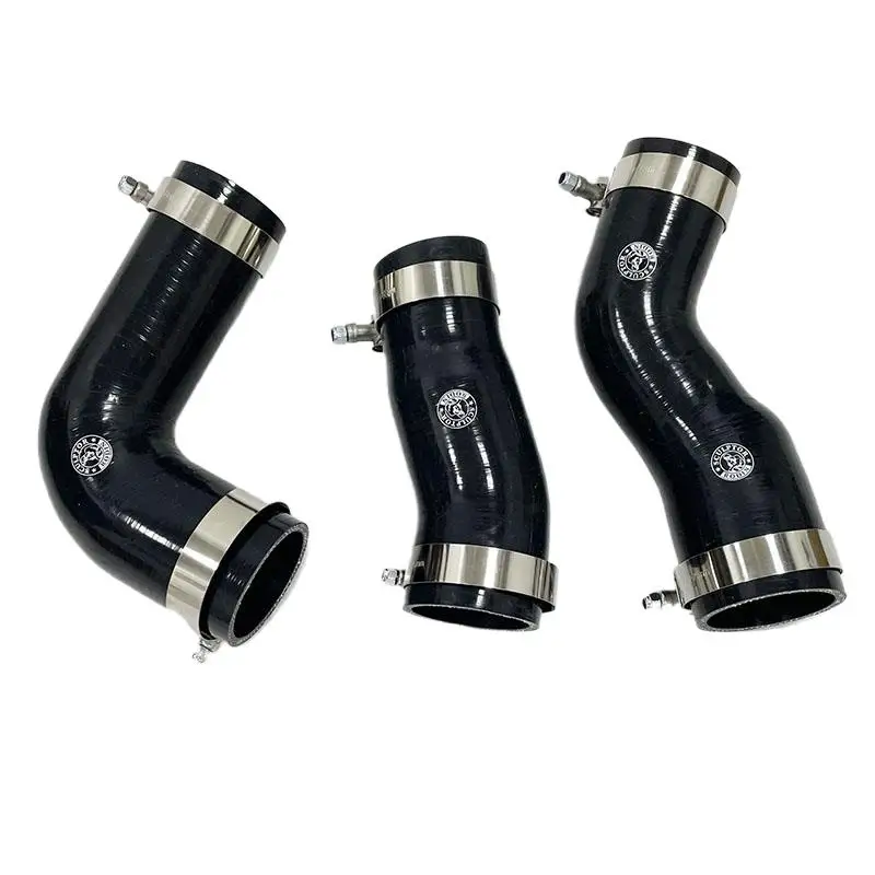 Pipe Hose W/ T-Clamps Kit Silicone Intercooler Turbo Fits For BMW E60 E61 530d 525d