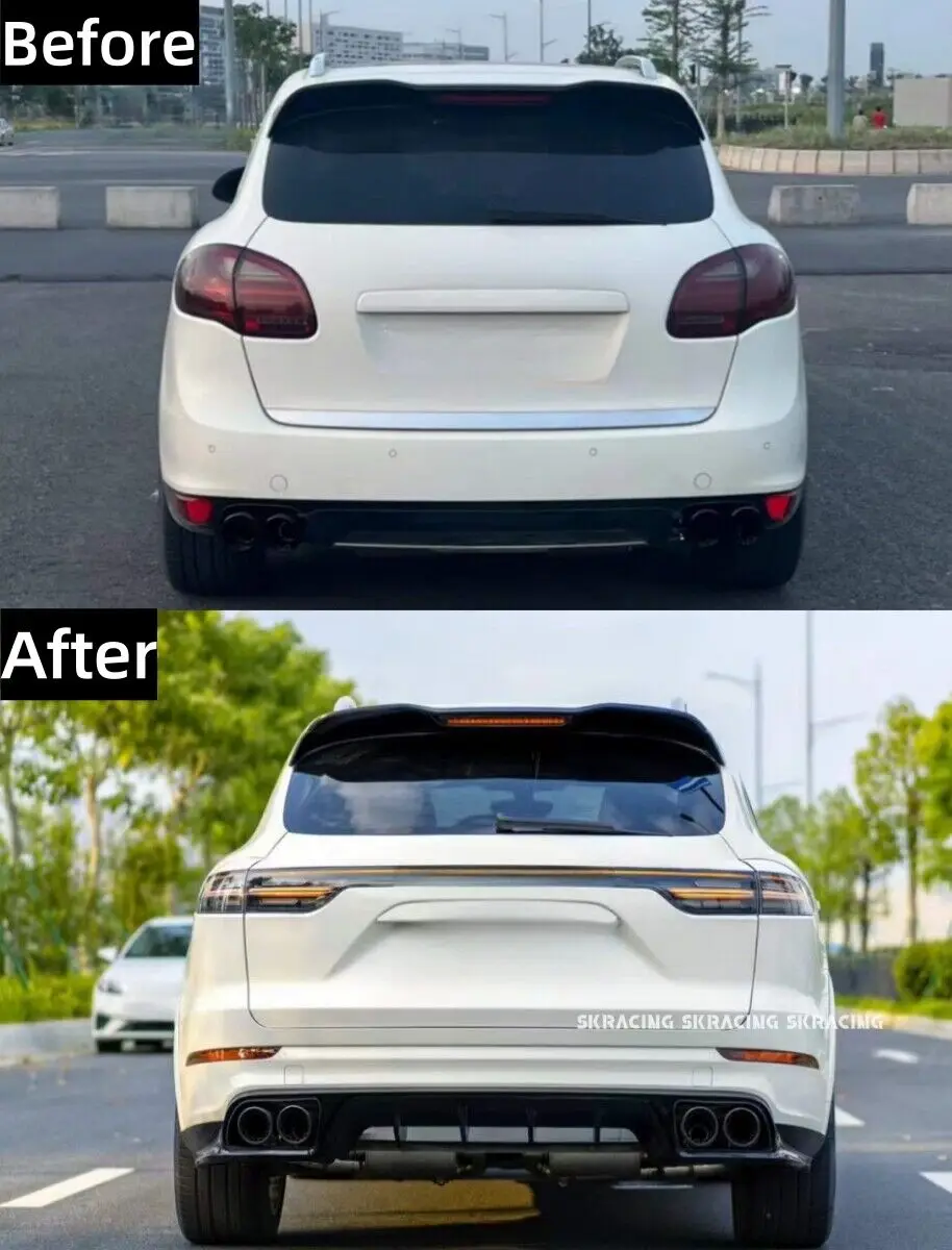 Hot Style For Porsche Cayenne 958 Rear Taillight Tailgate Straight Through Upgrade 9Y0 Kit