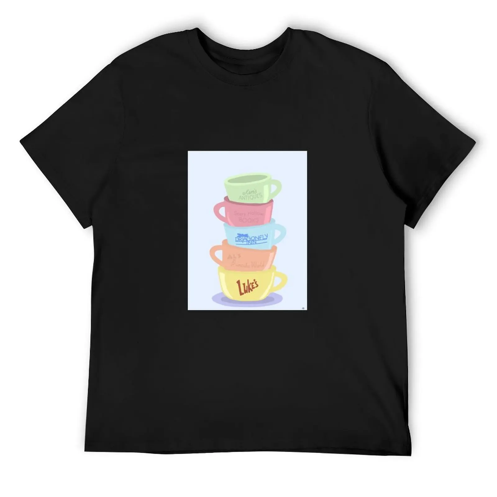 

Luke’s diner coffee mugs T-Shirt korean fashion anime shirt anime t shirts cotton graphic tees heavy weight t shirts for men
