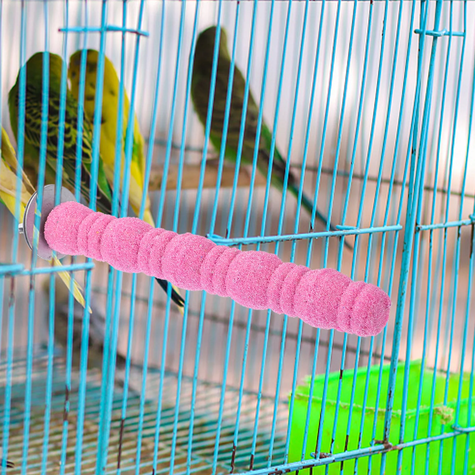 Bird Toy Claw Grinding Stick Parakeet Cage Birdcage Small Parrot Stand Perch Wooden