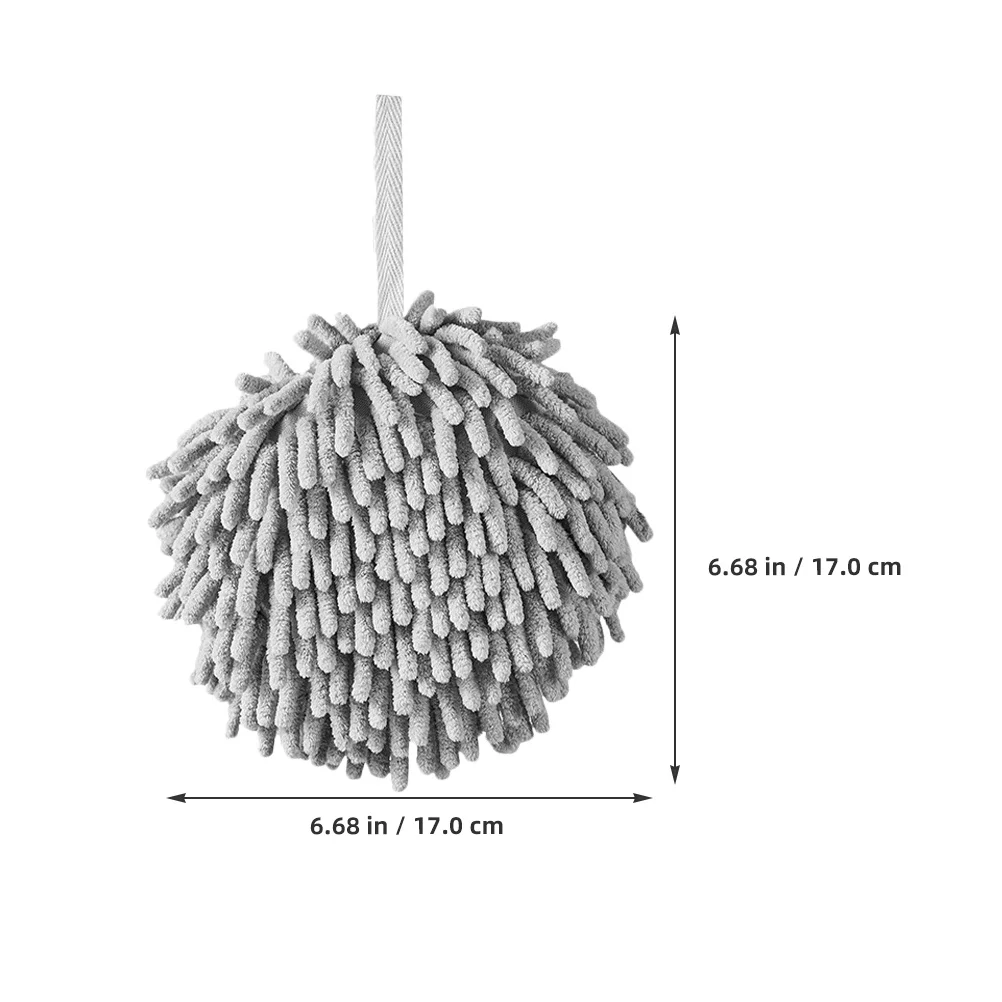 

4Pcs Chenille Hand Towels Hanging Absorbent Fast Dry Kitchen Bathroom Multipurpose Towels Chenille Hand Towel Gadgets for Home