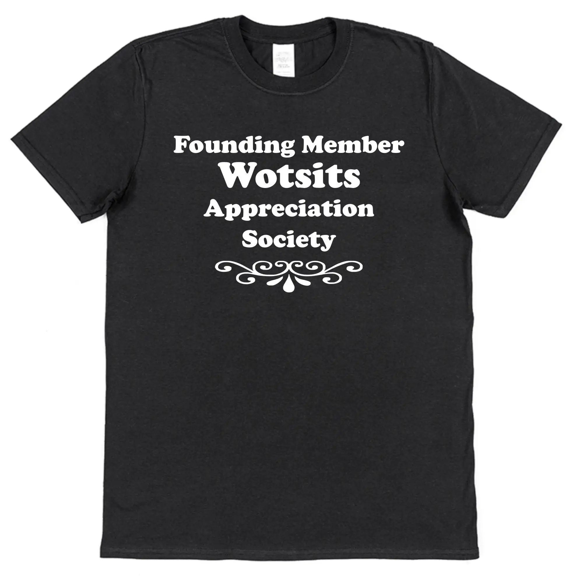 Wotsits T shirt Founding Member appreciation society Mens Funny Cotton christmas stocking filler Top Novelty crisps