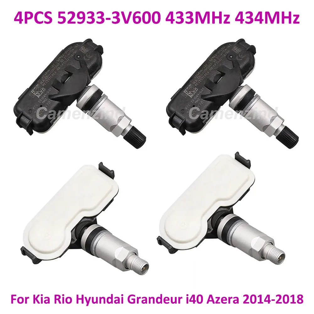 

4 шт. 52933-3V600 529333V600 датчики давления в шинах 434 МГц 433 МГц TPM236 для Kia Rio Hyundai Grandeur i40 ix35 Azera 2014-2018