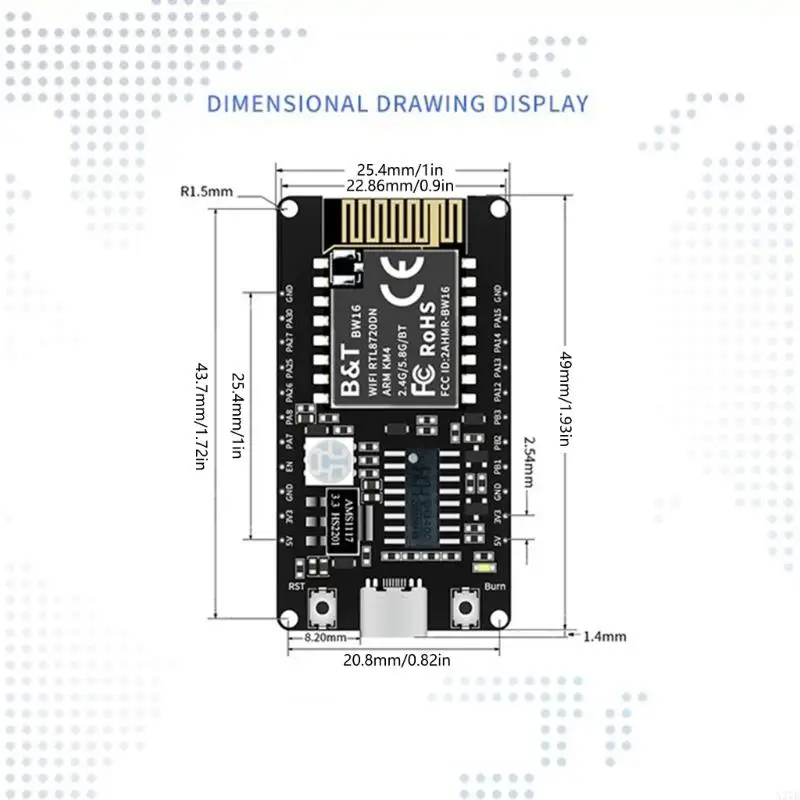 X37B ESP32 Bảng phát triển WiFi NodeMCU ESP-32 Vicrocontroller Type C ESP32