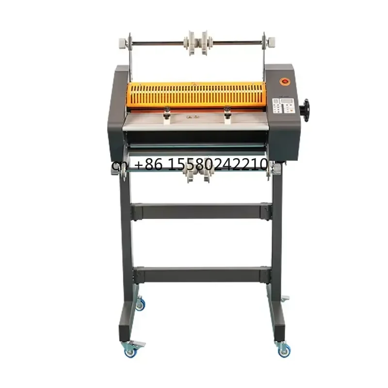 for LFM480 High Precision 480mm Adjustable Double Side Pouch Roller Film Laminator with Curling Function Quality