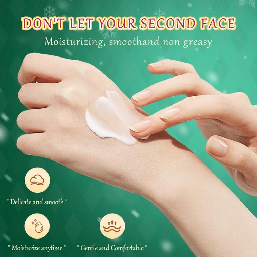 

5Pcs Christmas Moisturizing Hand Cream Set Gift Refreshing Nourishing Oil Control Handcream Beauty Hands Creams SkinCare Makeup