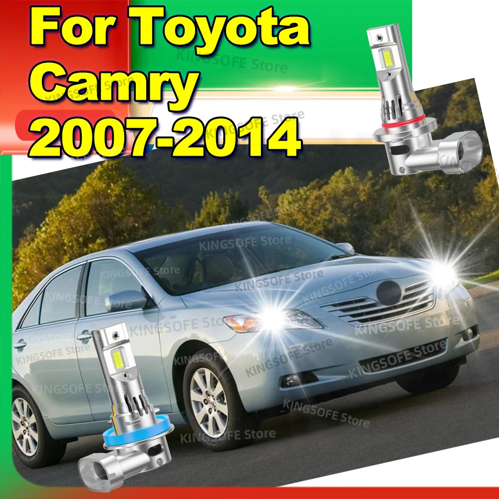 

2/4Pcs Led Lights 50000LM Car Headlight Bulbs Canbusr Turbo Lights For Toyota Camry 2007 2008 2009 2010 2011 2012 2013 2014