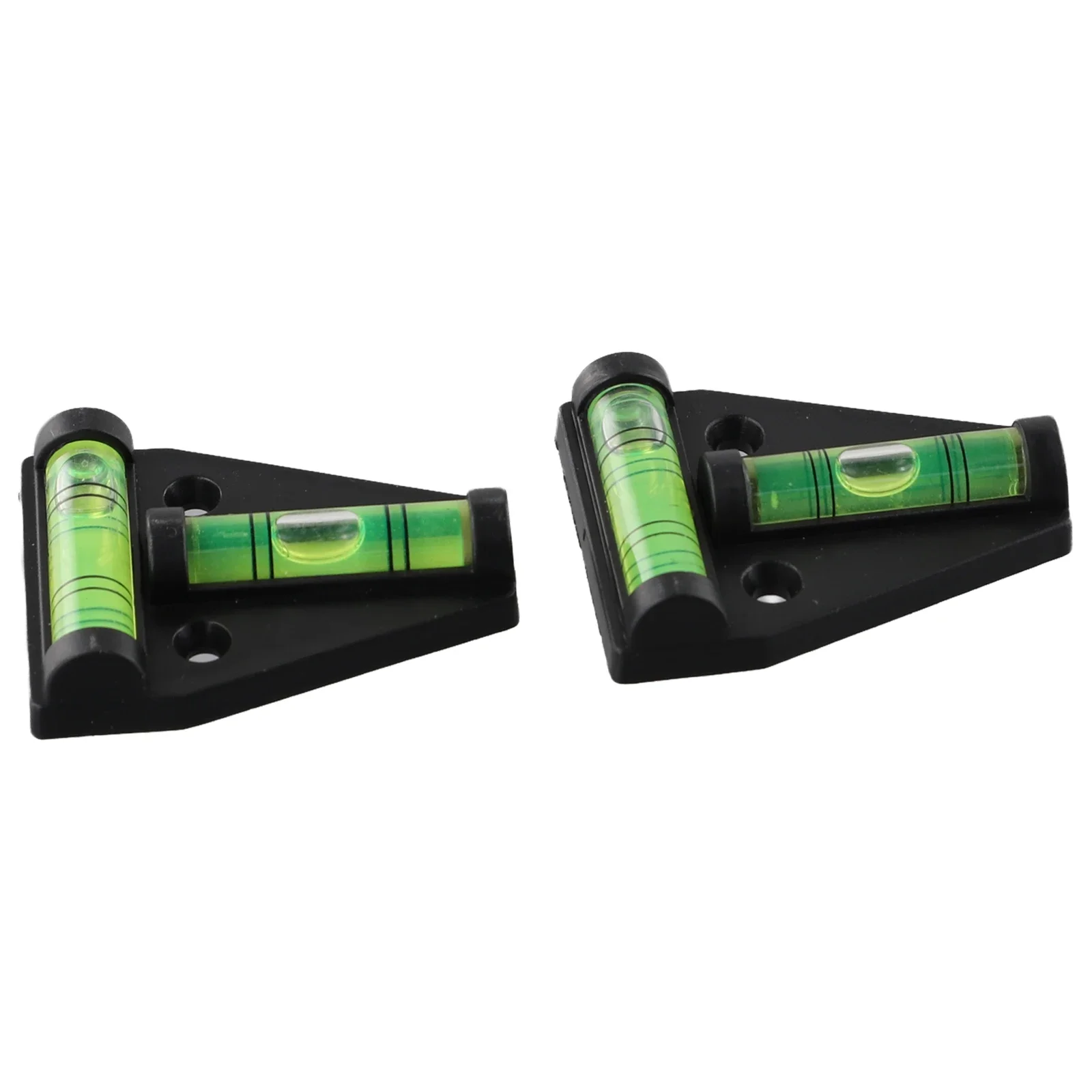 2pcs Two Way T-Shape Mini Leveller BubbleLevel Horizontal Bubble Triangle Level For Furniture Measuring Kit Bubble Level