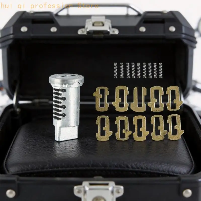 Water-Cooled Luggage Case Lock Set, Metal Cylinder Components for R1200GS R1250GS F750GS F850GS Motorcycle Top Case and H8WE