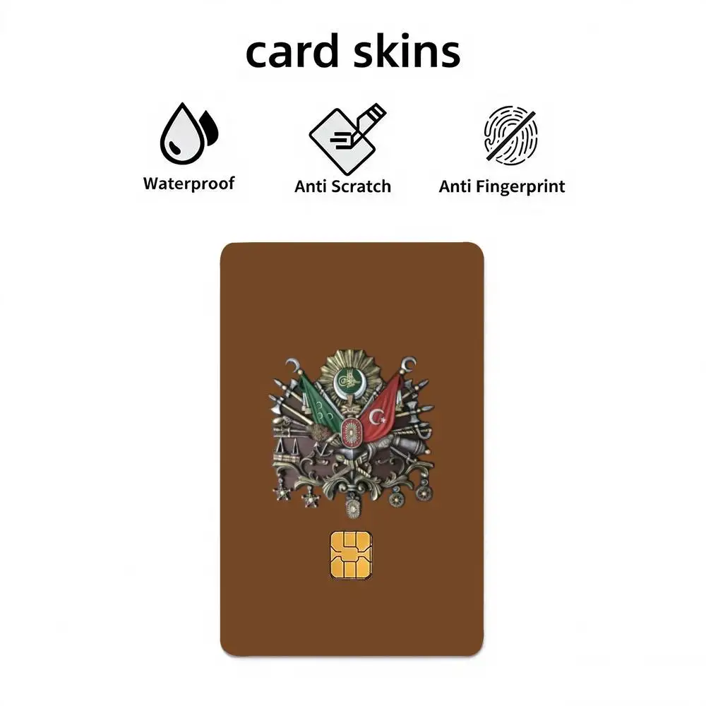 0-Ottoman Empire Coat Of Arms Sticker Film Tape Skin for Credit Card Debit Card Waterproof Stickers