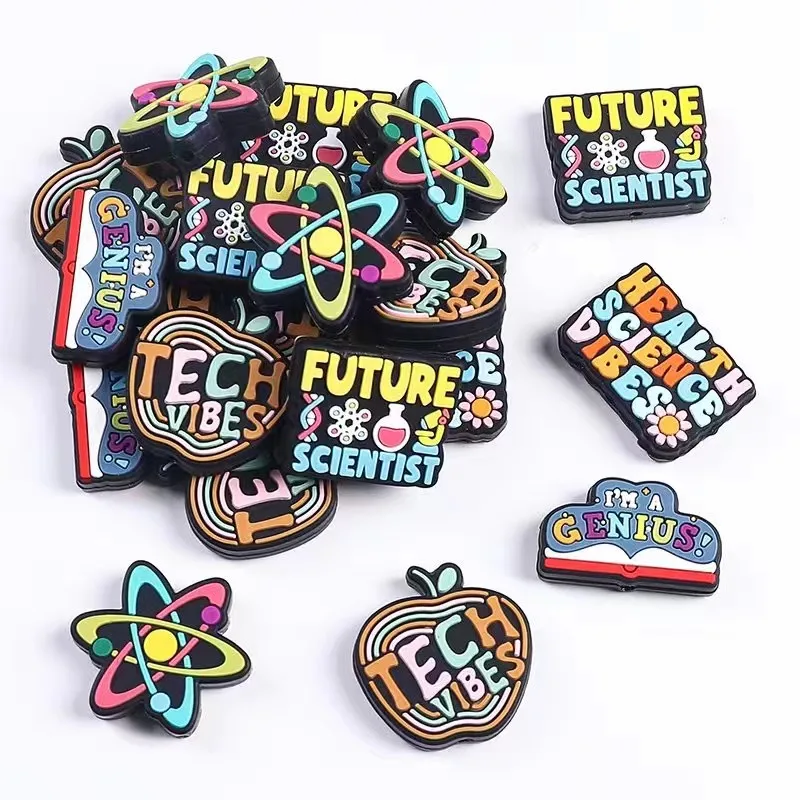 

20/50 шт. новые силиконовые бусины пищевой мультфильм силиконовые бусины для прорезывания зубов DIY цепочка для соски ювелирные аксессуары фокусные бусины