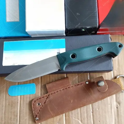 BM 162 Bushcrafter Sibert Fixed Blade G10 Handle with Sheath Knife Outdoor Portable Fishing Tool Camping Straight Knives