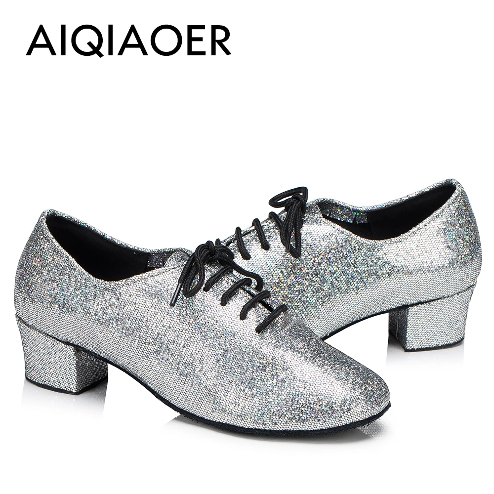 New Latin Dance Shoes Salsa Tango Party High Heel Women\'s Shoes Gold Black Silver Girls Summer Sandals Sneakers