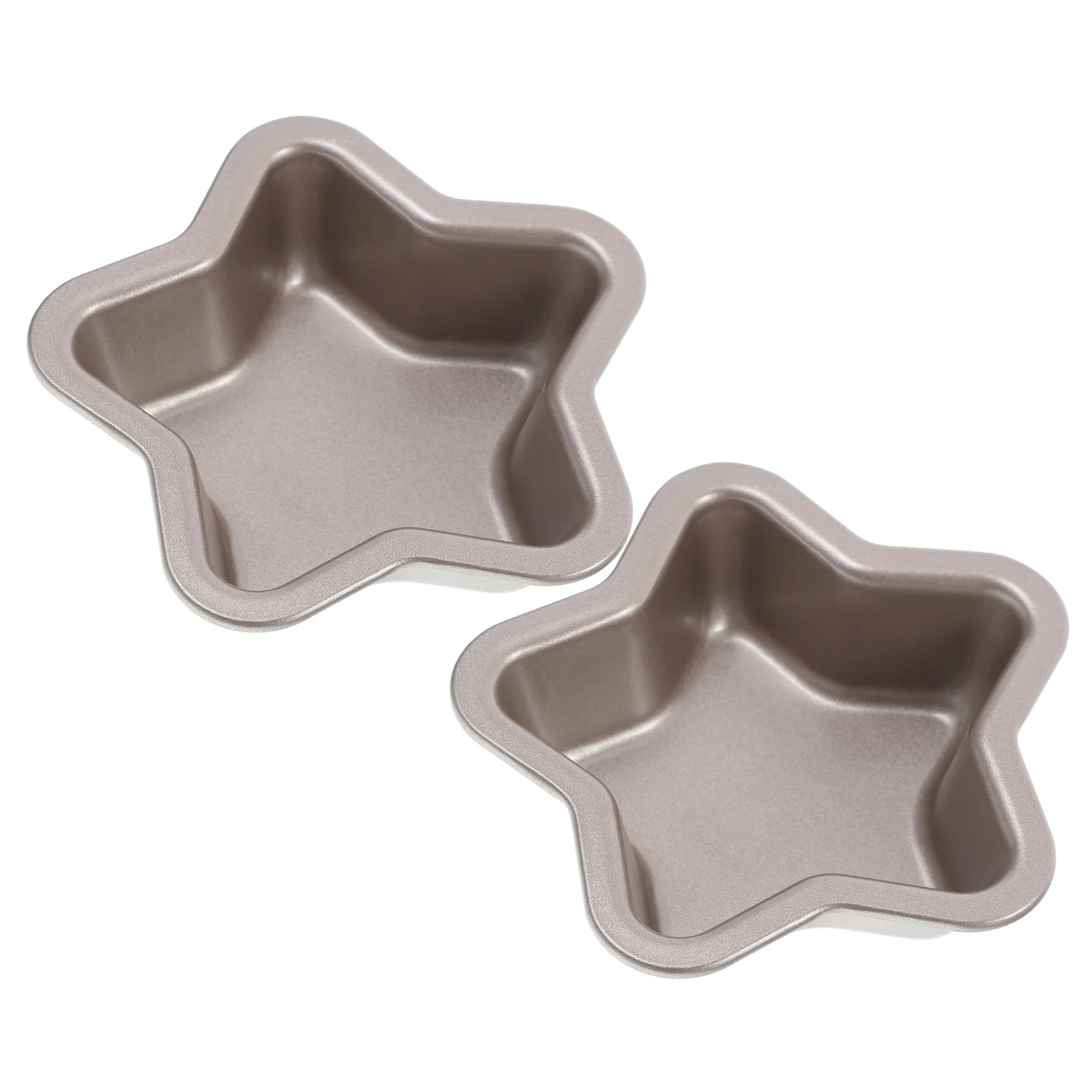 2 Pcs Five-pointed Star Cake Mold Bread Pan Cheese Baking Loaf Carbon Steel Household Toast