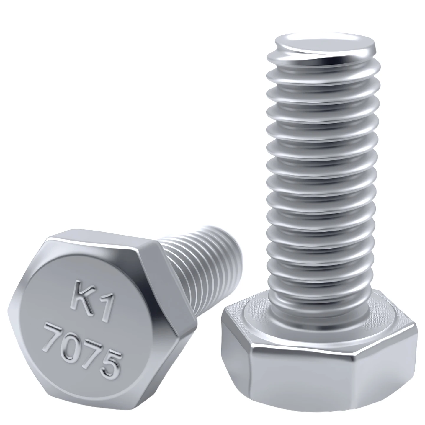 7075-T6 Aluminium Alloy DIN933 Hex Bolt