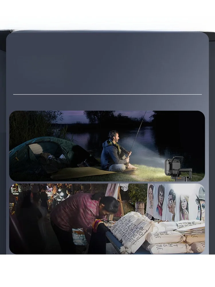 Lámpara de Iluminación Portátil de Alta Luminosidad, Linterna de Camping de Gran Capacidad y Larga Duración, Linterna de Mano...