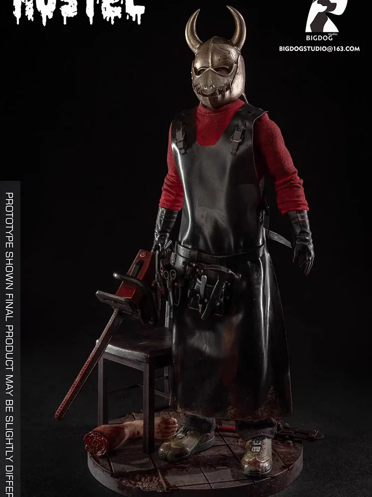 BIGDOG STUDIO SC013 1/6 Collectible Chainsaw Hostel Action Figure Bloeden Hand Voet Model Vervanging 12 "Man Soldaat Model