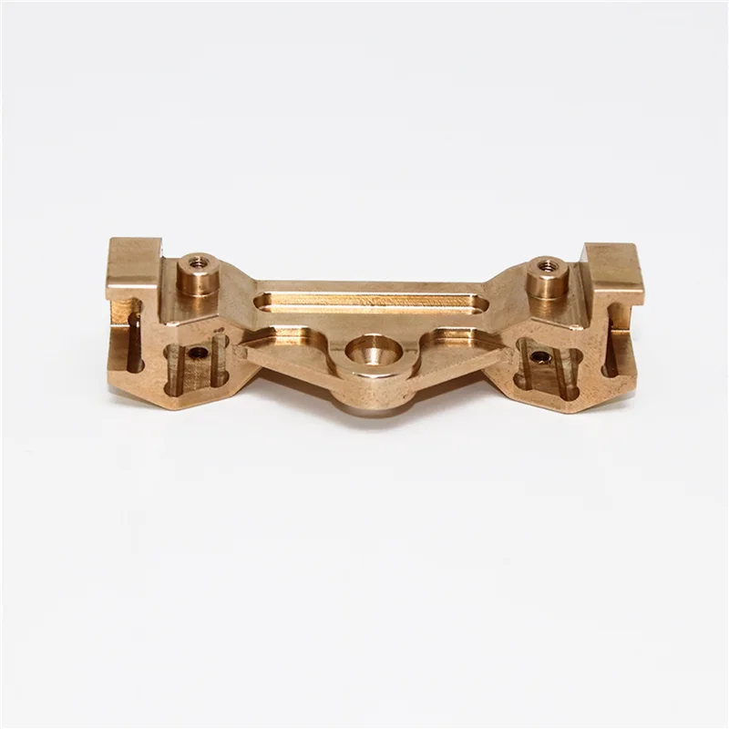 

ABUM-2X Metal Brass Front Bumper Mount For 1/10 YK4102 YK4103 1/8 YK4082 Yikong RC Crawler Car Upgrade Parts Accessories