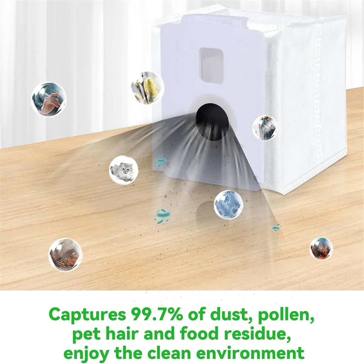 كيس غبار بديل علوي لمكنسة LG CordZero الكل في واحد A939KBGS، A938KBGS، A937KGMS، A949KTMS اللاسلكية