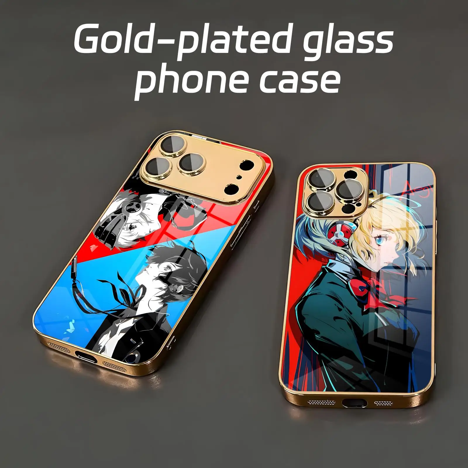 

HOT Game persona e 3 Phone Case For iPhone17 16 16e 15 14 13 12Plus Mini Pro Max Electroplated glass Phone Case