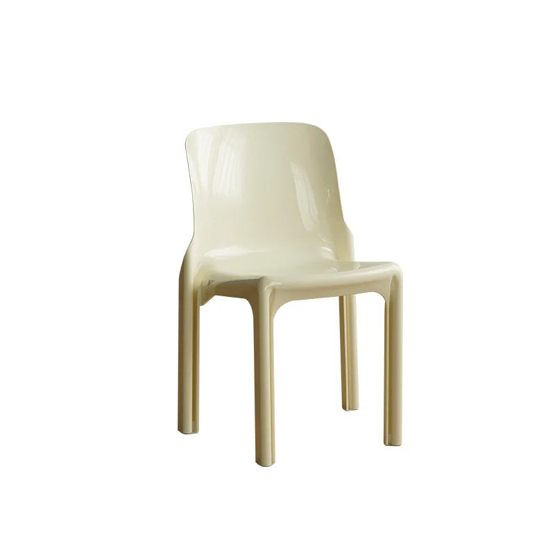 Creative dining chair modern simple home stackable