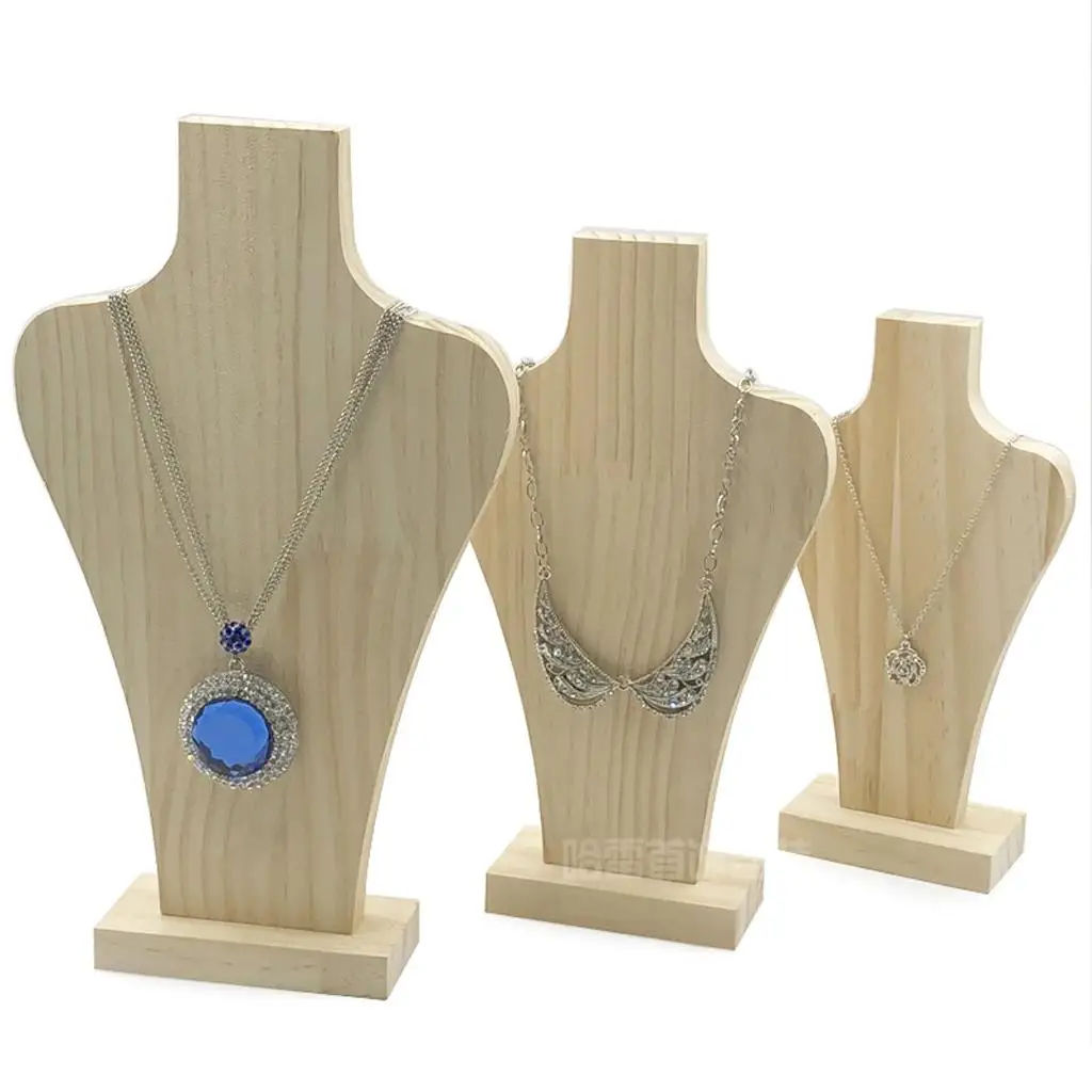 

Non-Wooden Jewelry Necklace Chain Pendant Bust Display Stand