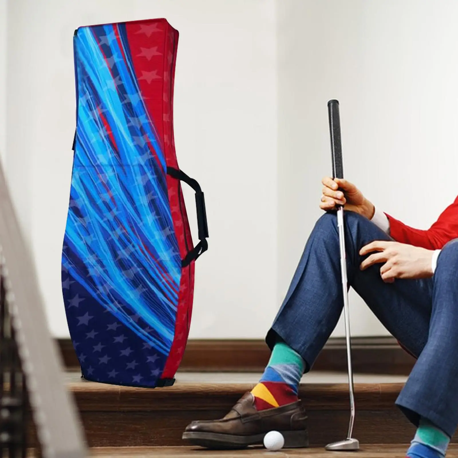 

Чехол для сумки для гольфа Складная защитная сумка для гольфа Дорожная сумка для гольфа для авиакомпании