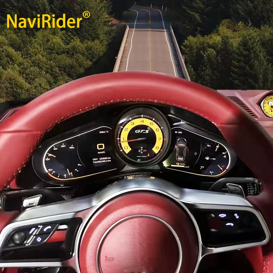 For Porsche Panamera 2010-2016 Dashboard Digital Speedometer Panel LCD Instrument Navigation Cluster Virtual Cockpit Odometer